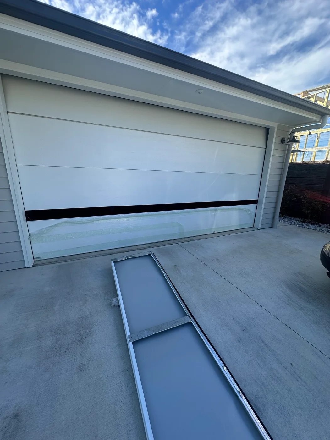 Garage door repair in Southport — Door off track